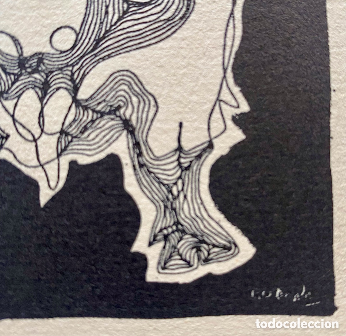 Arte: Litograf&iacute;a Pedro Sobrado el toro - Foto 4