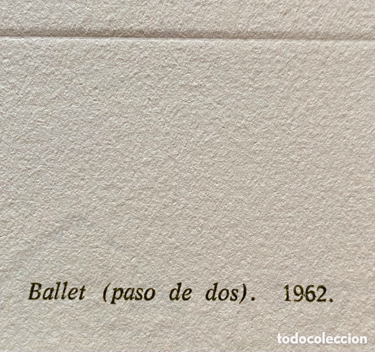 Arte: Litograf&iacute;a Pedro Sobrado Ballet - Foto 5
