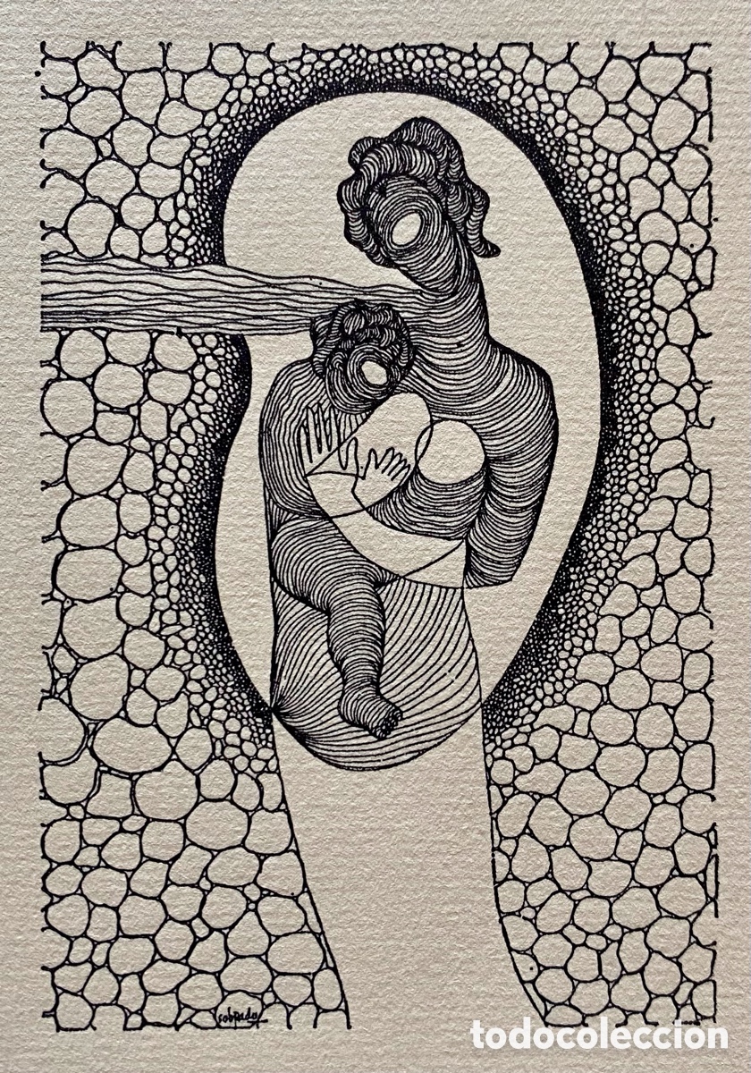 Arte: Litograf&iacute;a Pedro Sobrado Maternidad - Foto 3