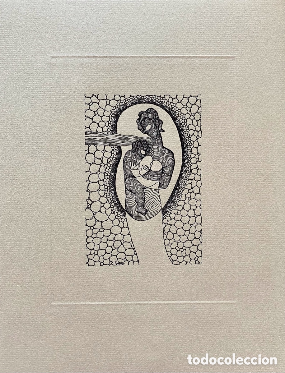 Arte: Litograf&iacute;a Pedro Sobrado Maternidad - Foto 1