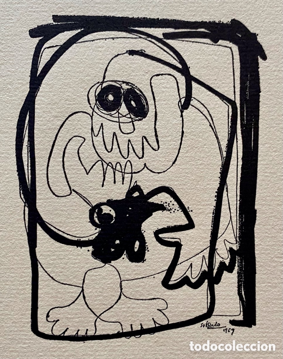 Arte: Litograf&iacute;a Pedro Sobrado Figura - Foto 3