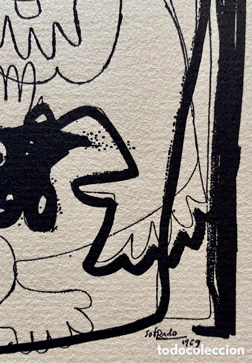 Arte: Litograf&iacute;a Pedro Sobrado Figura - Foto 4