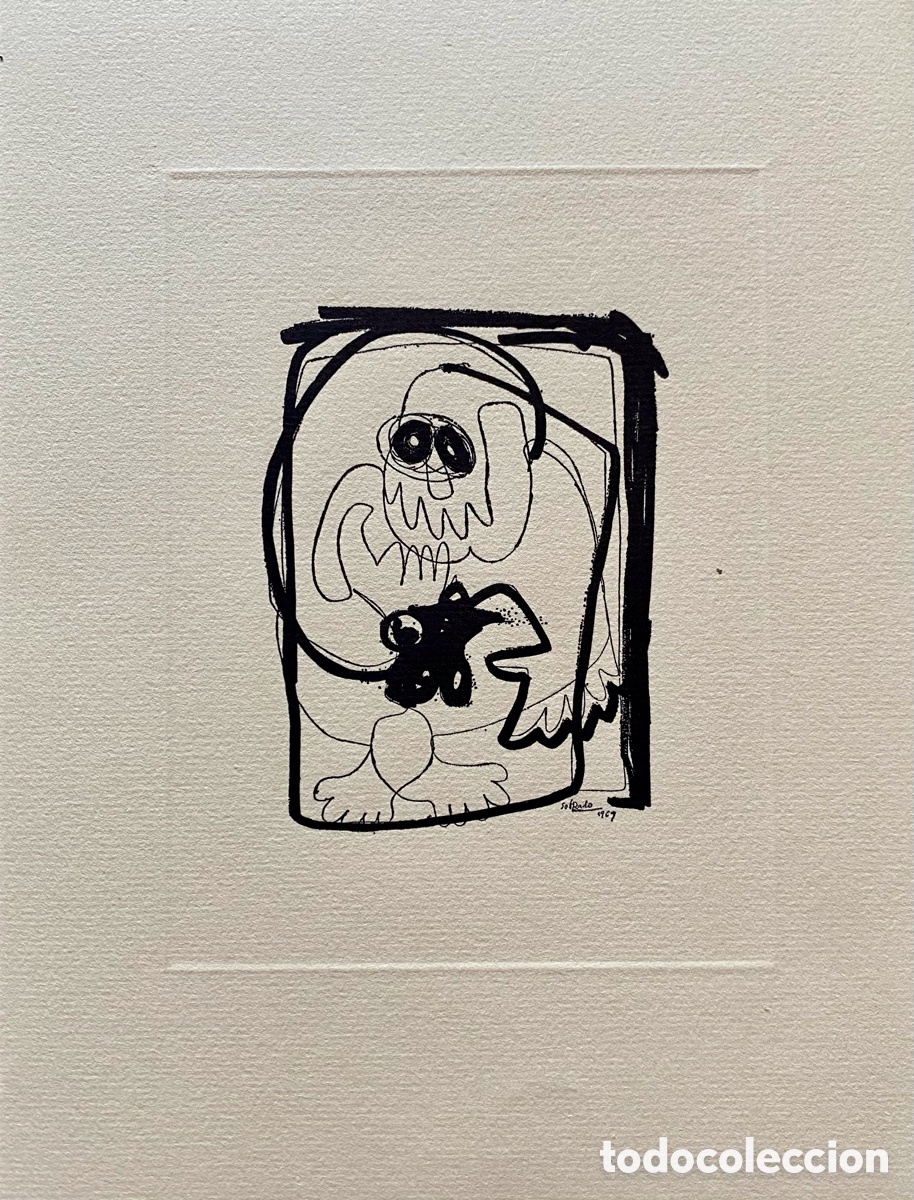 Arte: Litograf&iacute;a Pedro Sobrado Figura - Foto 1