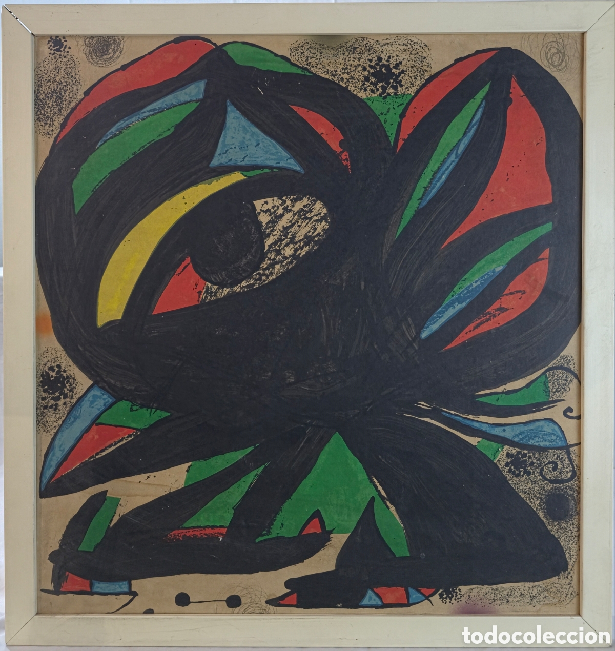 Arte: Litografia Joan Mir&oacute; impresion. - Foto 1