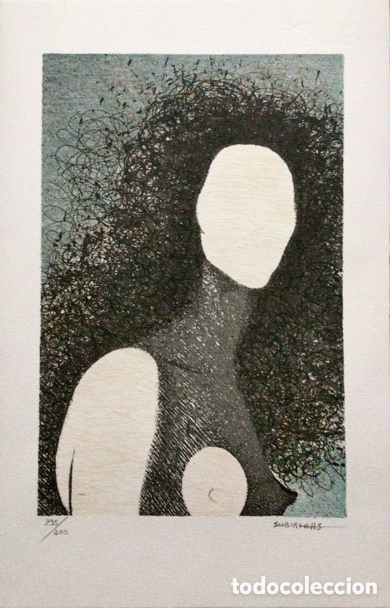 Arte: Litograf&iacute;a Dulcinea Subirachs - Foto 3
