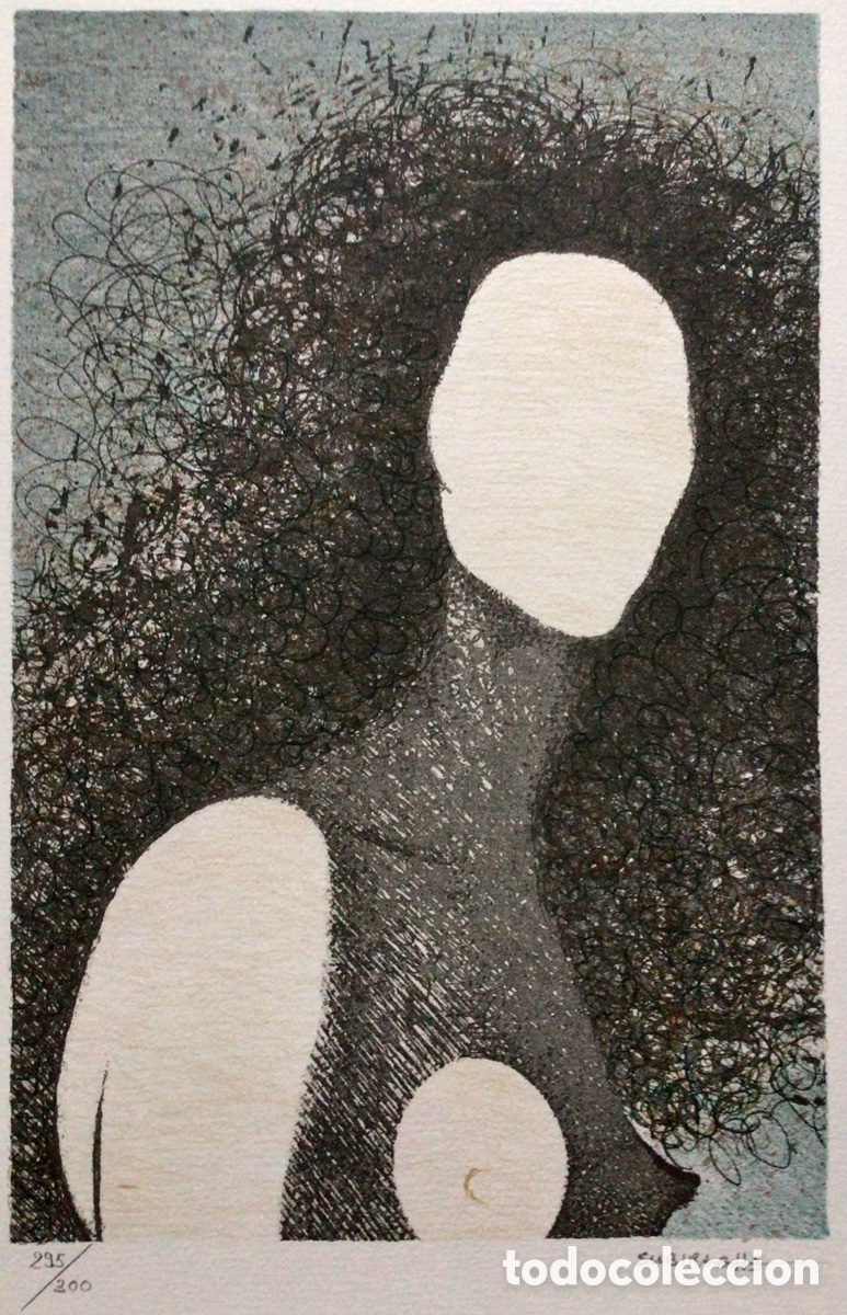 Arte: Litograf&iacute;a Dulcinea Subirachs - Foto 4