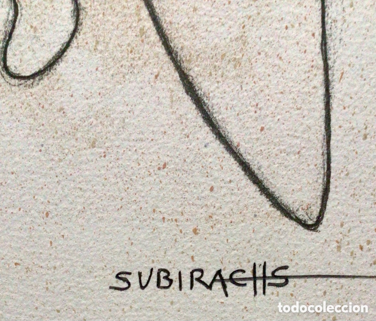 Arte: Litograf&iacute;a Cervantes Subirachs - Foto 6