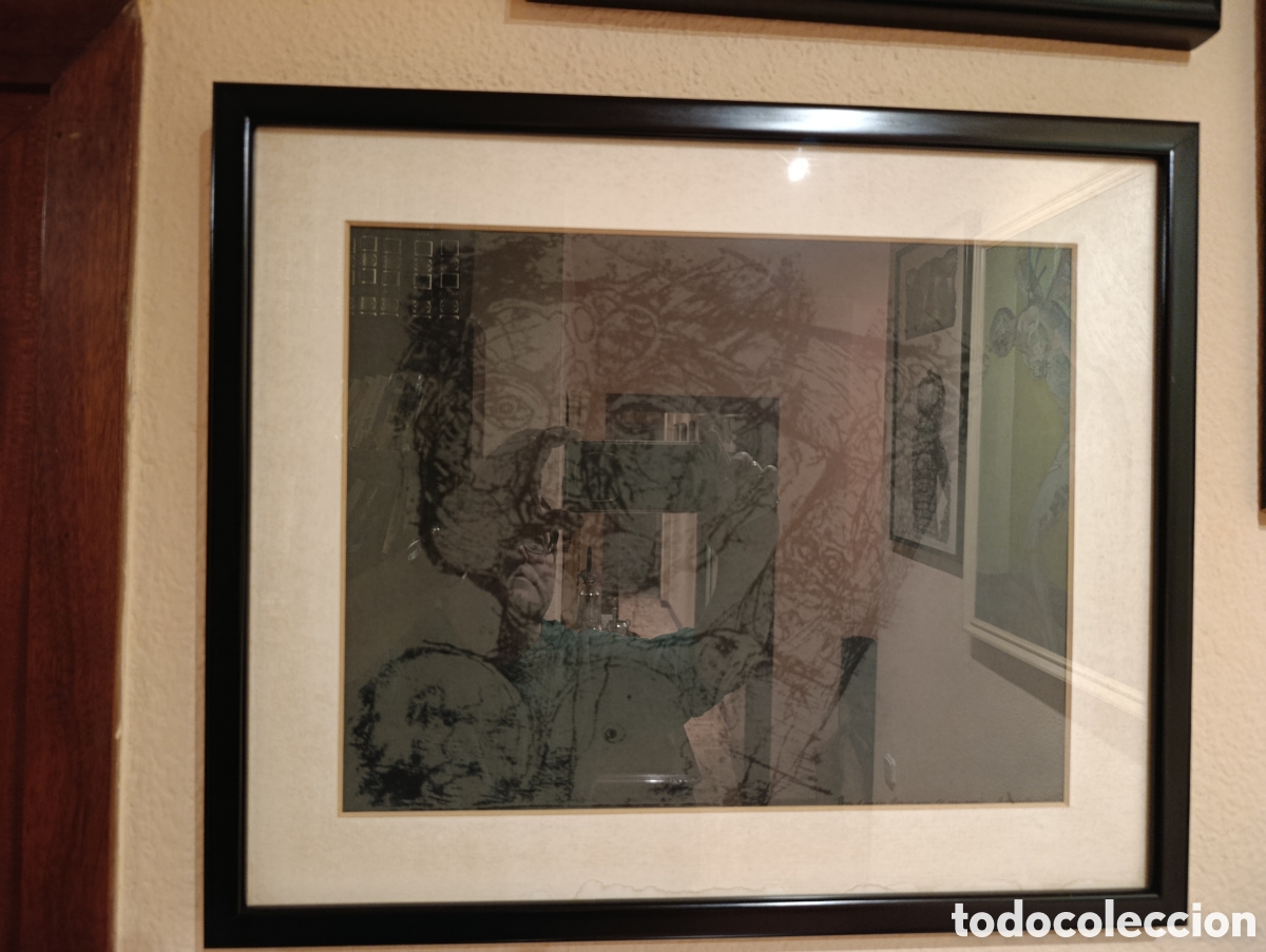 Arte: Litograf&iacute;a de una cara. 52x44 - Foto 1