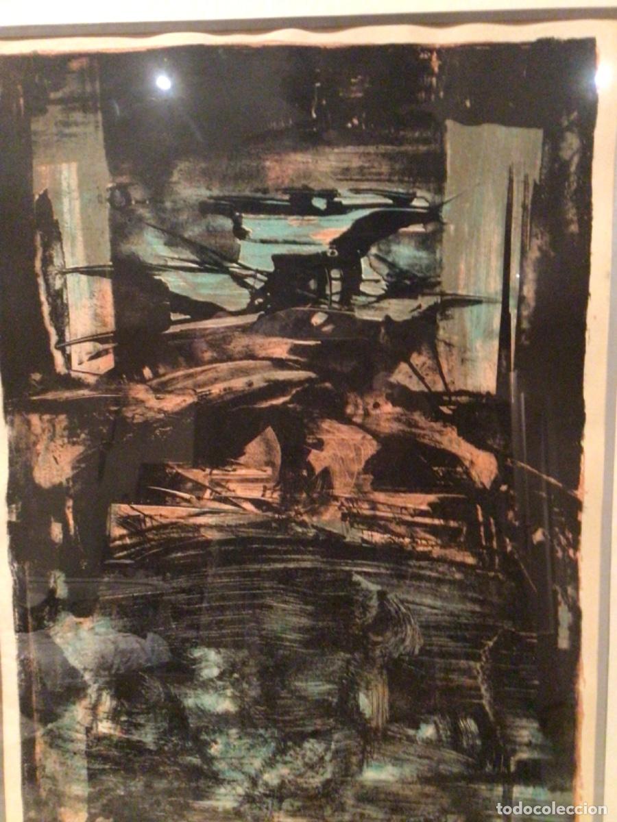 Arte: Litograf&iacute;a original Viola firmada. - Foto 3
