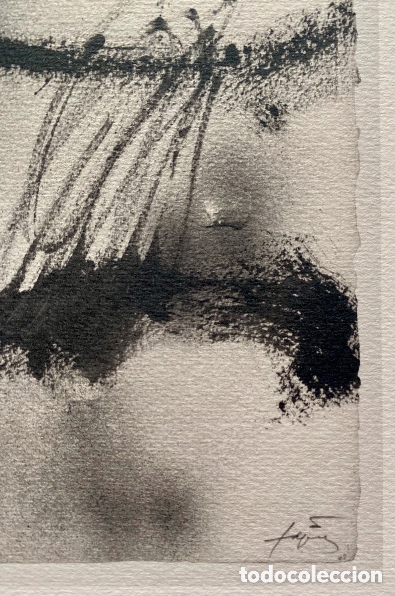 Arte: Litograf&iacute;a Antoni Tapies - Foto 4