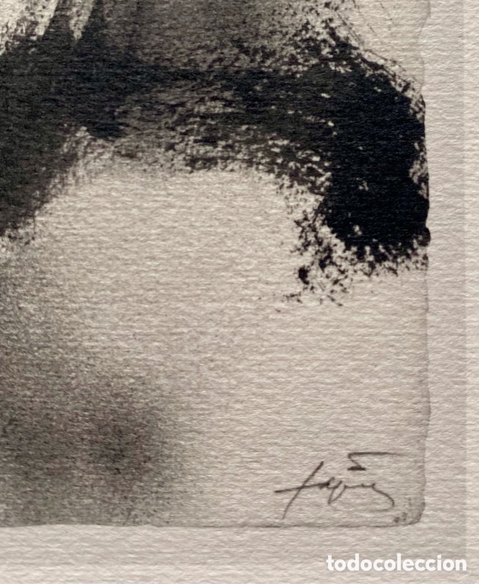 Arte: Litograf&iacute;a Antoni Tapies - Foto 5