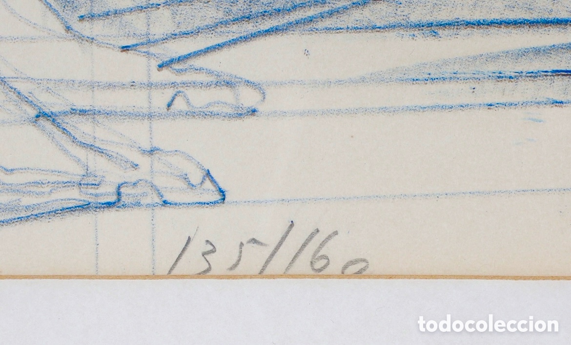 Arte: Litograf&iacute;a original de CLAUDE WEISBUCH - Foto 3