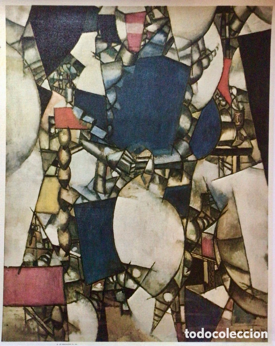 Arte: Litograf&iacute;a Fernand L&eacute;ger - Foto 2