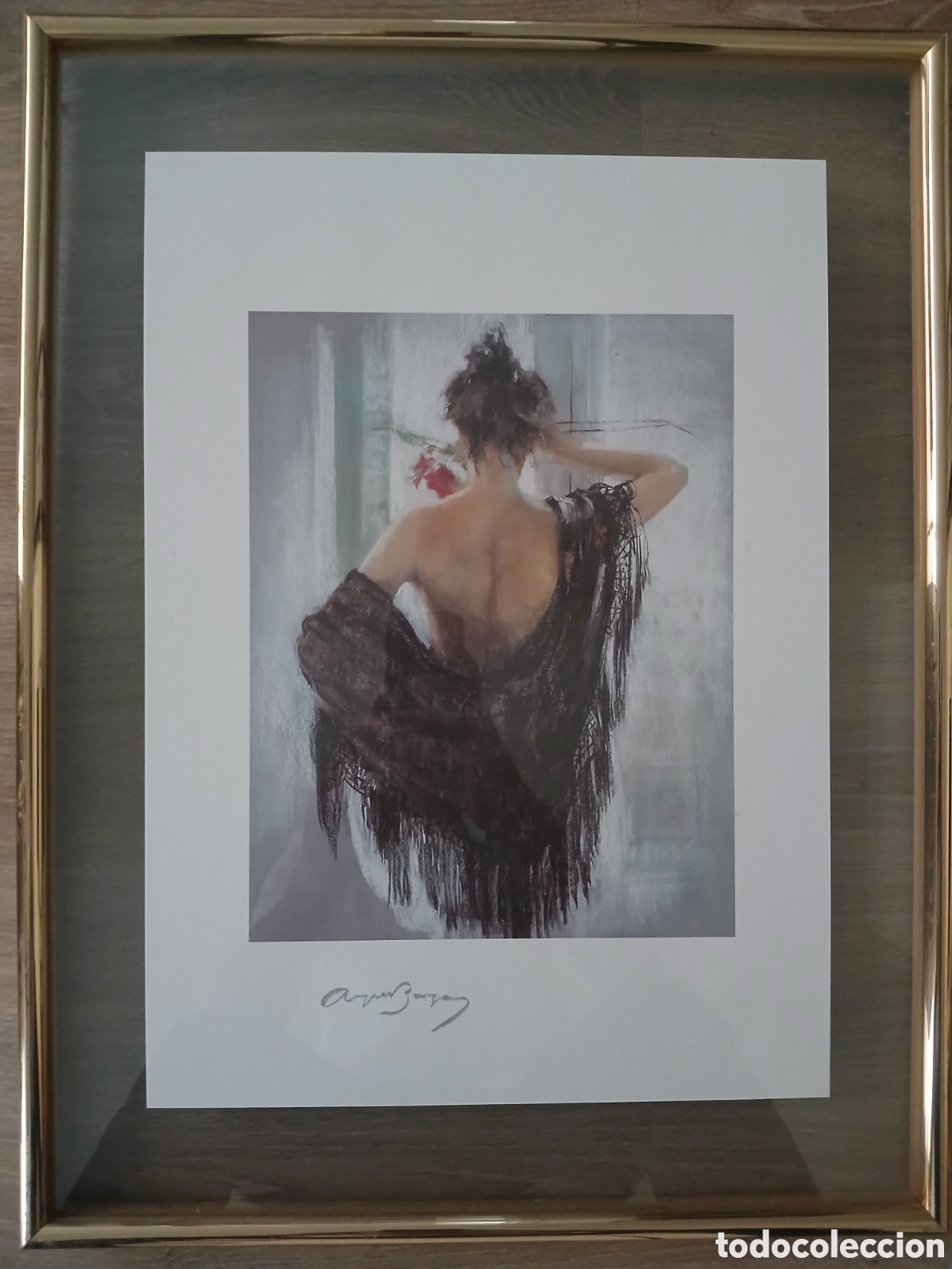 Arte: L&aacute;mina enmarcada de Arquer Buigas - Foto 1