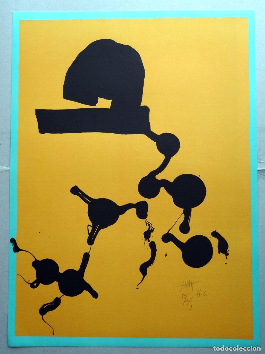 Arte: Litograf&iacute;a Frederic Amat - 1992 - Foto 1