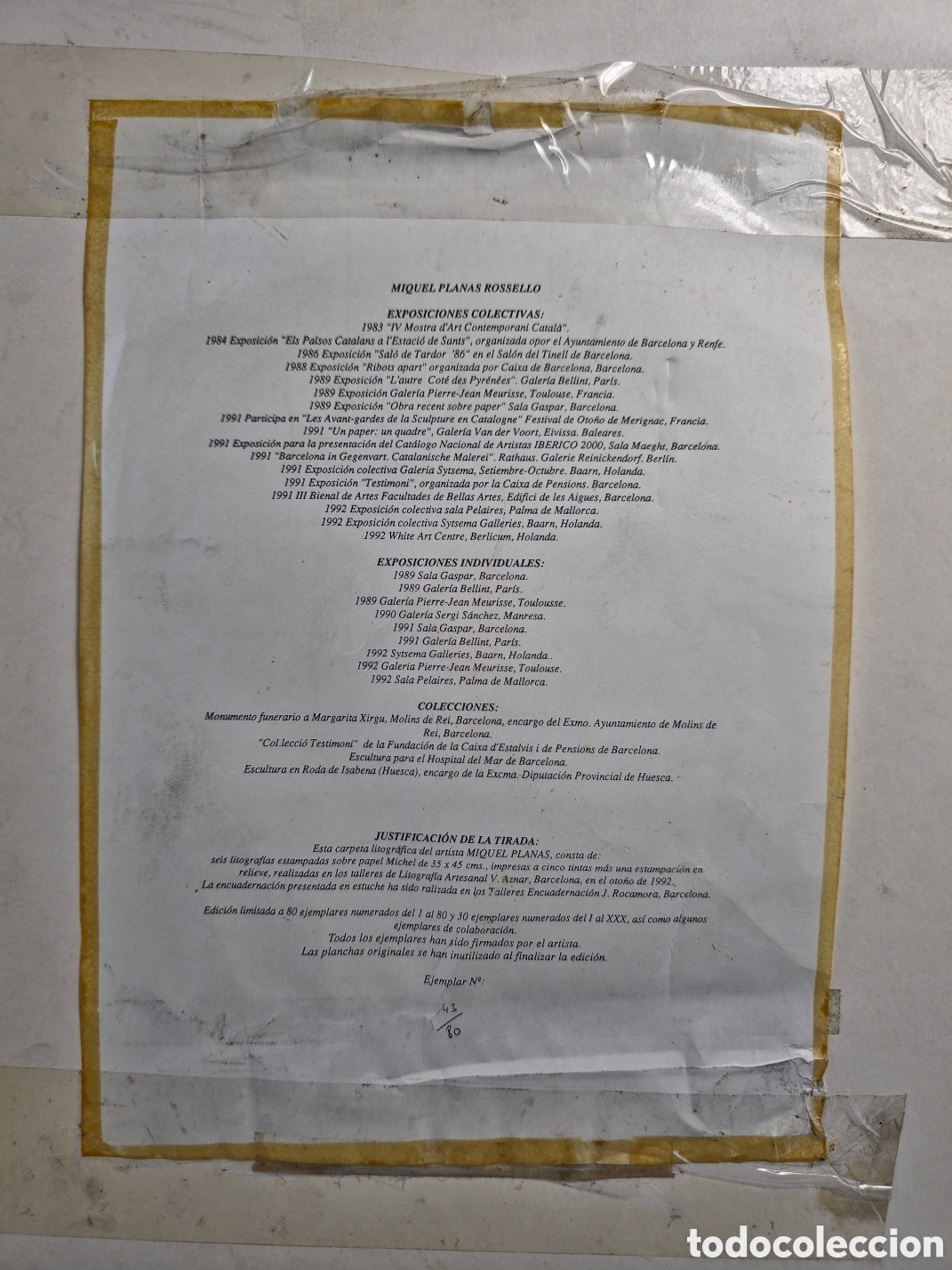 Arte: Litografia Miquel Planas Rossell&oacute; - Foto 8