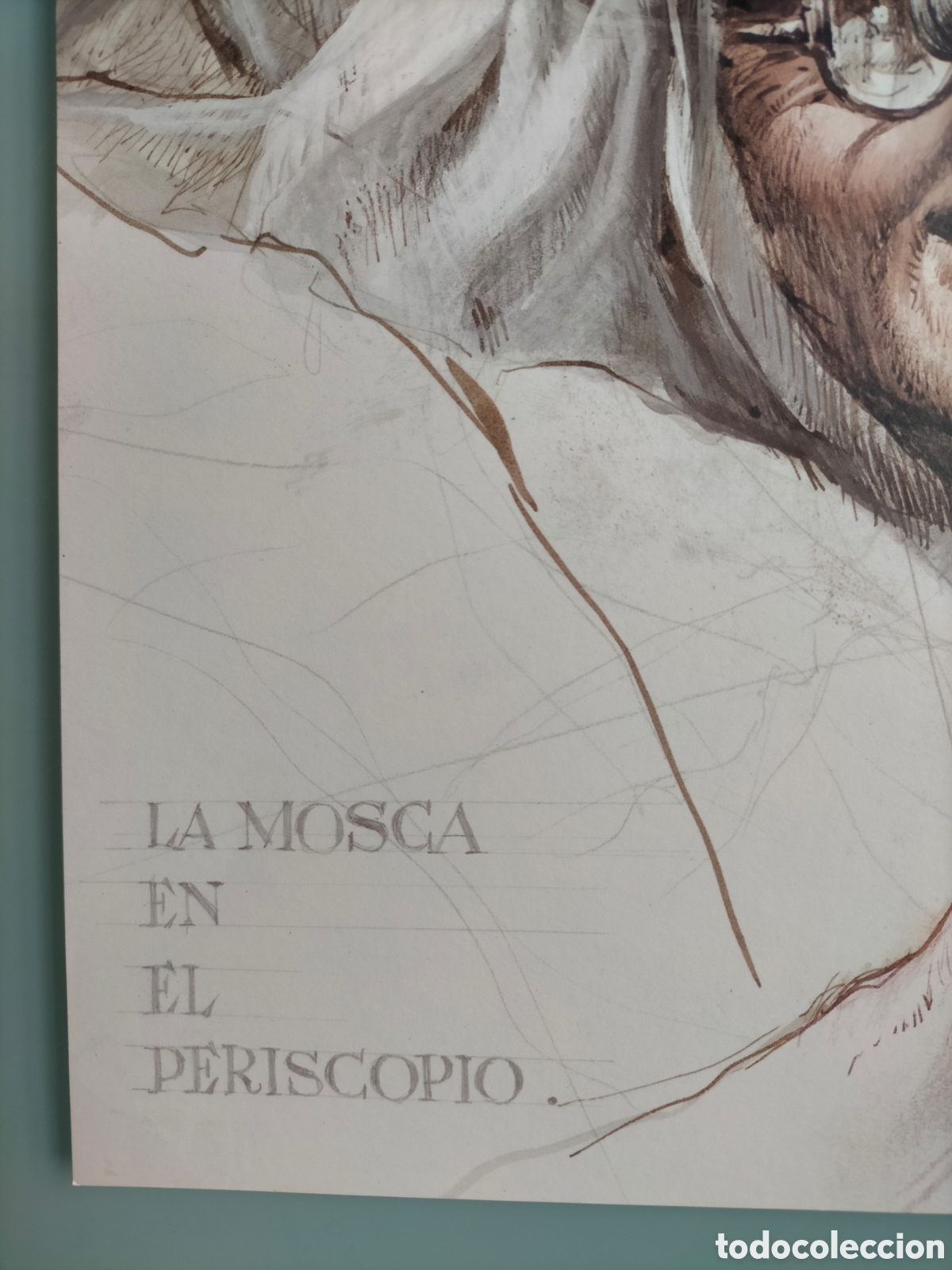 Arte: Litograf&iacute;a V.S. Algora _ La mosca en el periscopio - Foto 2