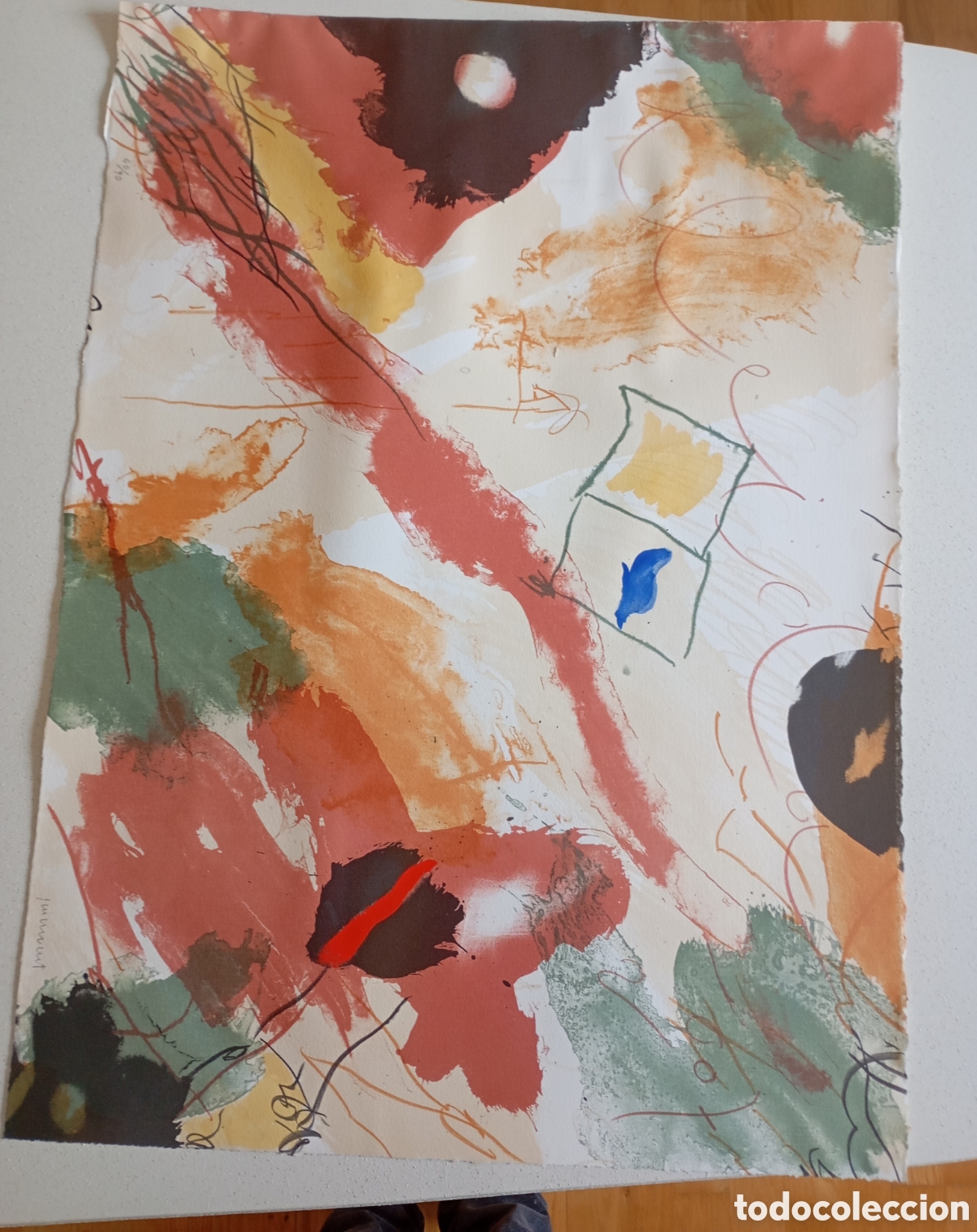 Arte: Guinovart, litograf&iacute;a firmada, arte espa&ntilde;ol, edici&oacute;n limitada, Lleida 2007