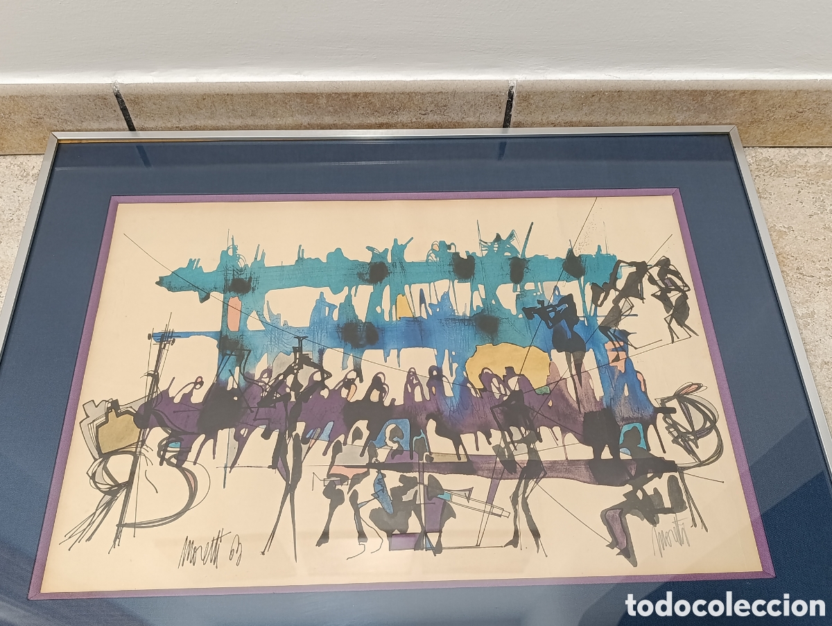 Arte: Litograf&iacute;a Raymond Moretti - Foto 2
