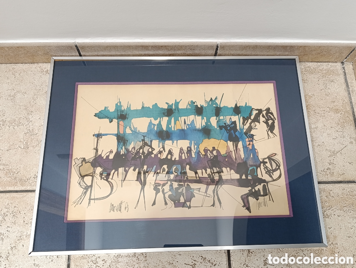Arte: Litograf&iacute;a Raymond Moretti - Foto 1