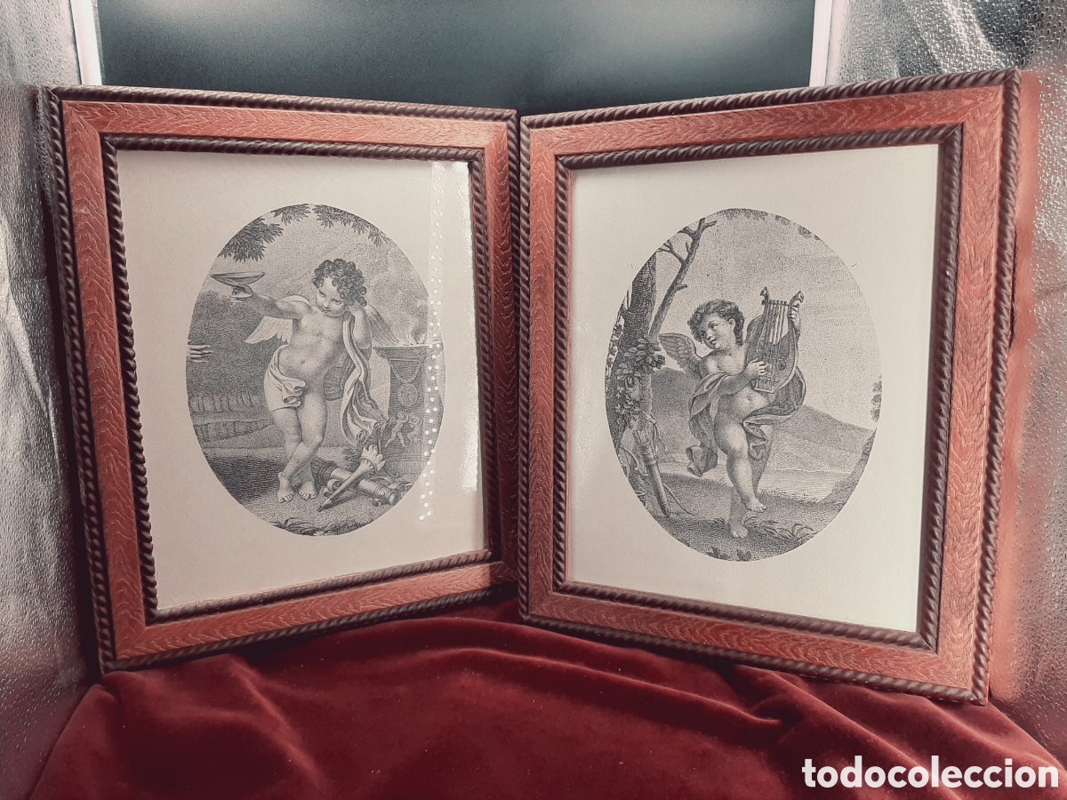 Arte: 2 Cuadros de &Aacute;ngeles - Foto 5