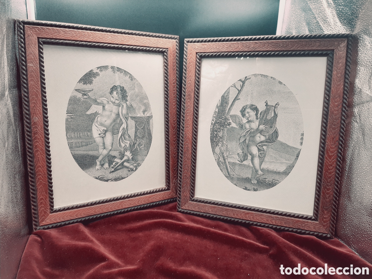 Arte: 2 Cuadros de &Aacute;ngeles - Foto 1