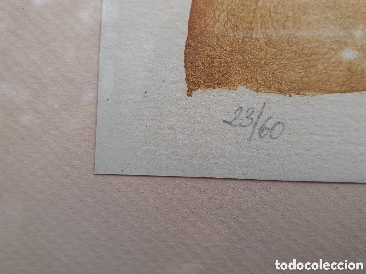 Arte: Mar&iacute;a Carbonero, litograf&iacute;a - Foto 3