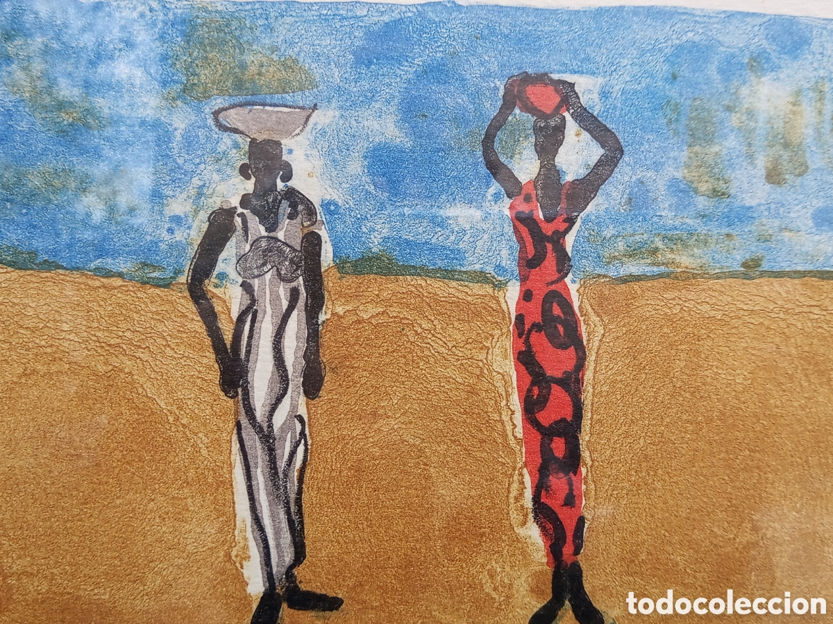 Arte: Mar&iacute;a Carbonero, litograf&iacute;a - Foto 5