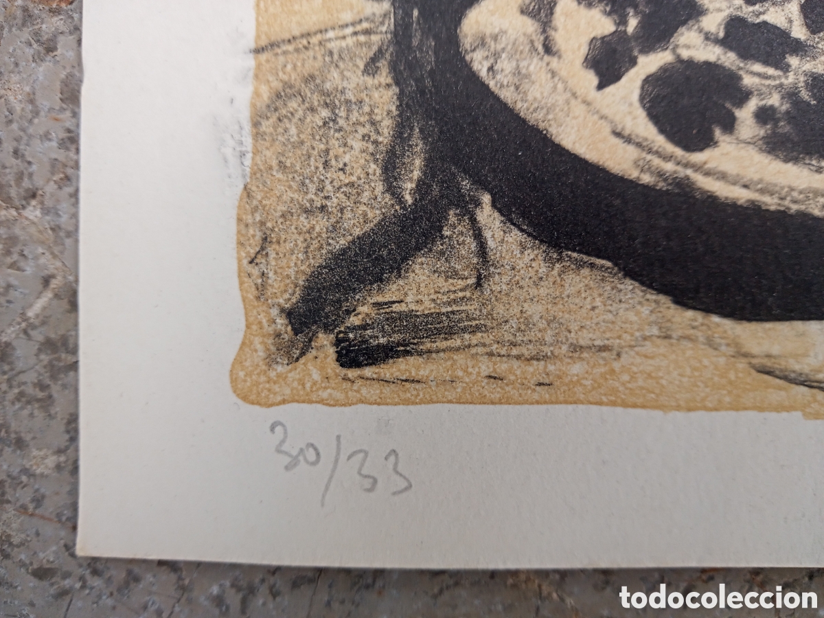 Arte: Mar&iacute;a Carbonero, litograf&icirc;a - Foto 4