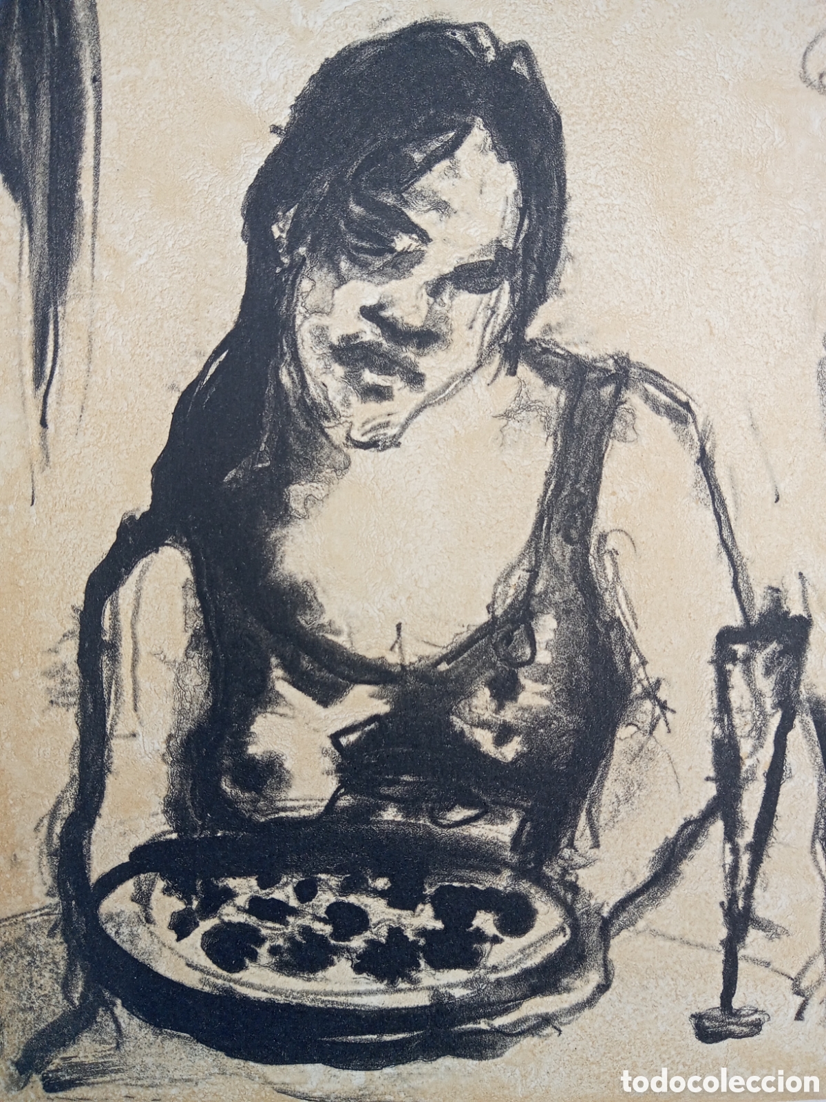 Arte: Mar&iacute;a Carbonero, litograf&icirc;a - Foto 2