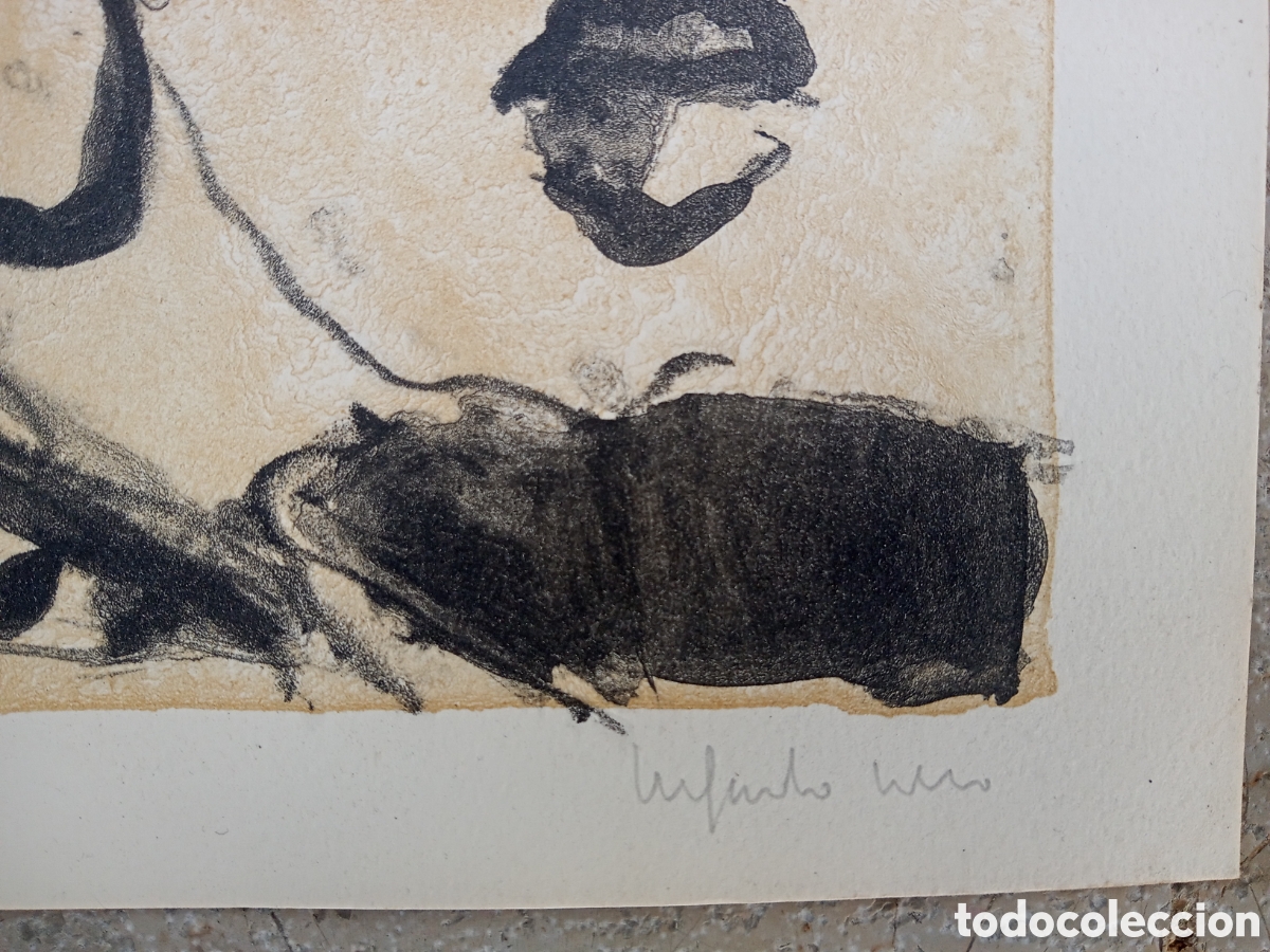 Arte: Mar&iacute;a Carbonero, litograf&icirc;a - Foto 3