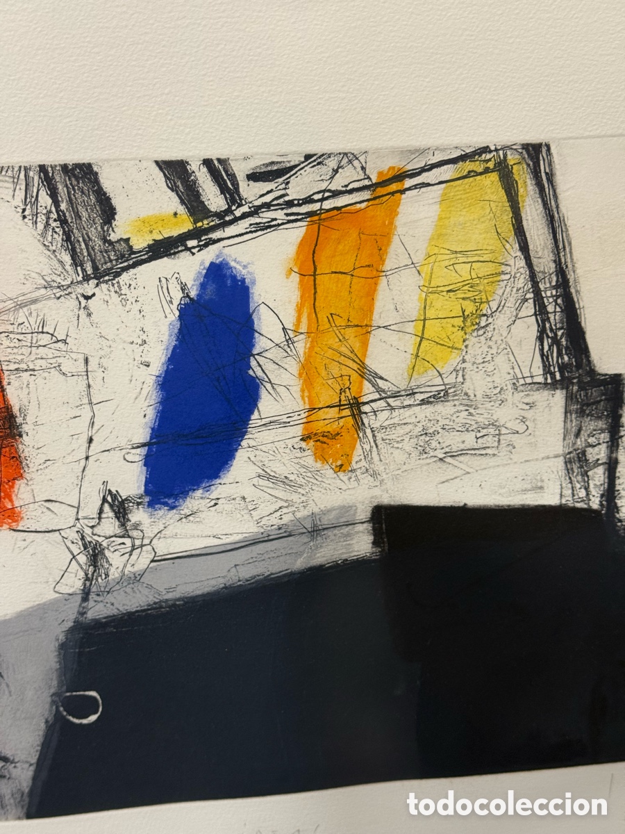 Arte: Litograf&iacute;a de Joaqu&iacute;n capa arte abstracto - Foto 3