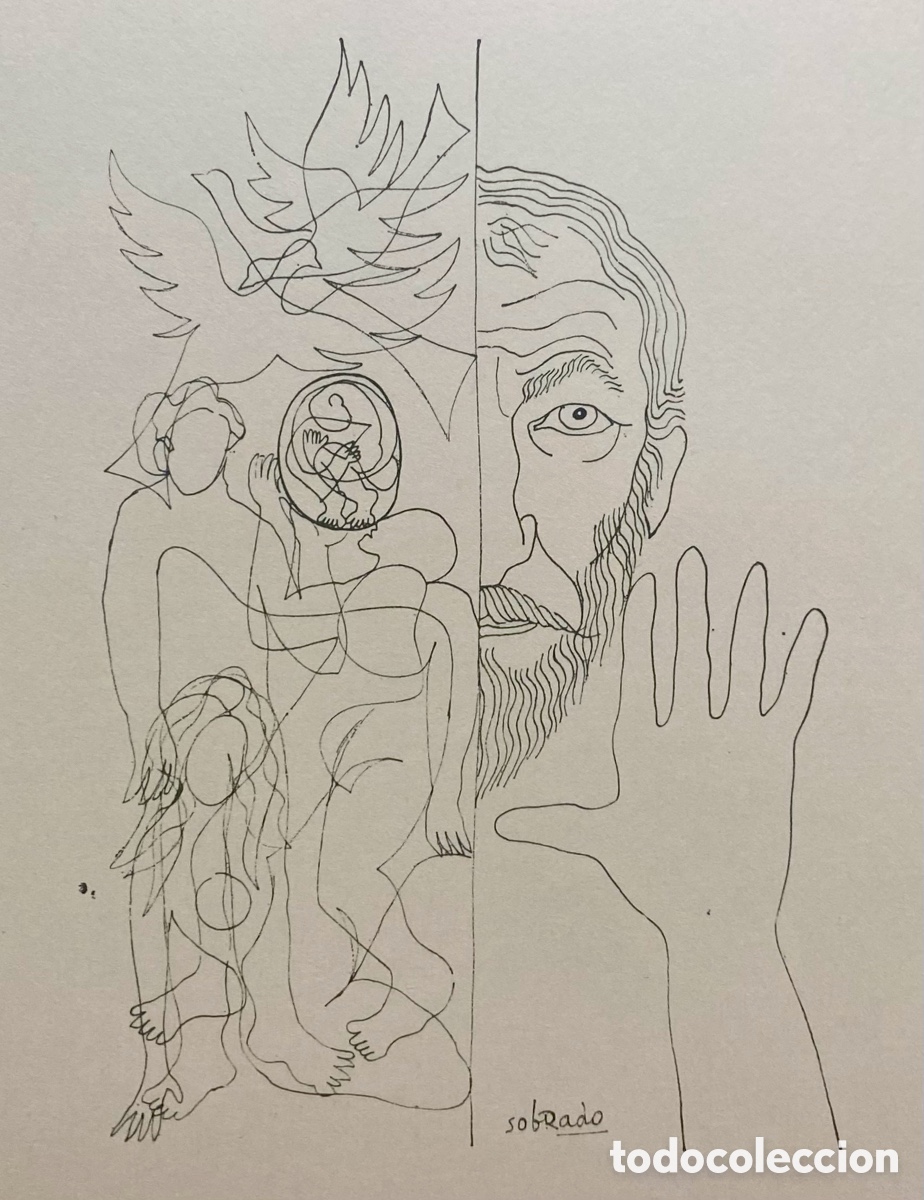 Arte: Litograf&iacute;a Sobrado dibujo m&uacute;ltiple - Foto 3