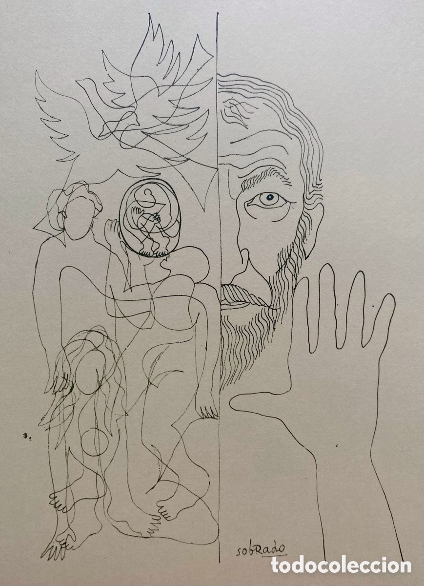 Arte: Litograf&iacute;a Sobrado dibujo m&uacute;ltiple - Foto 4