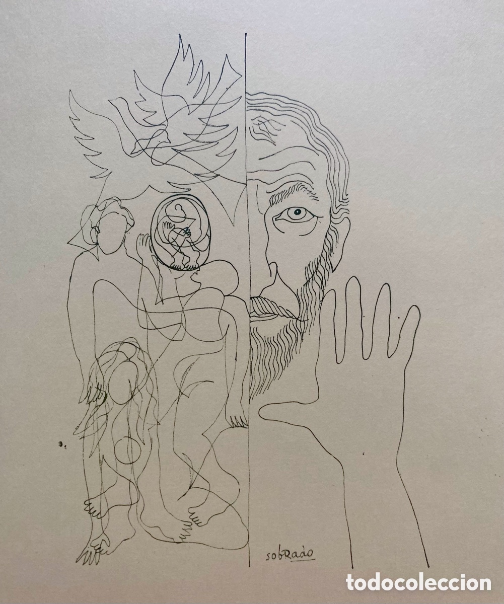 Arte: Litograf&iacute;a Sobrado dibujo m&uacute;ltiple - Foto 5