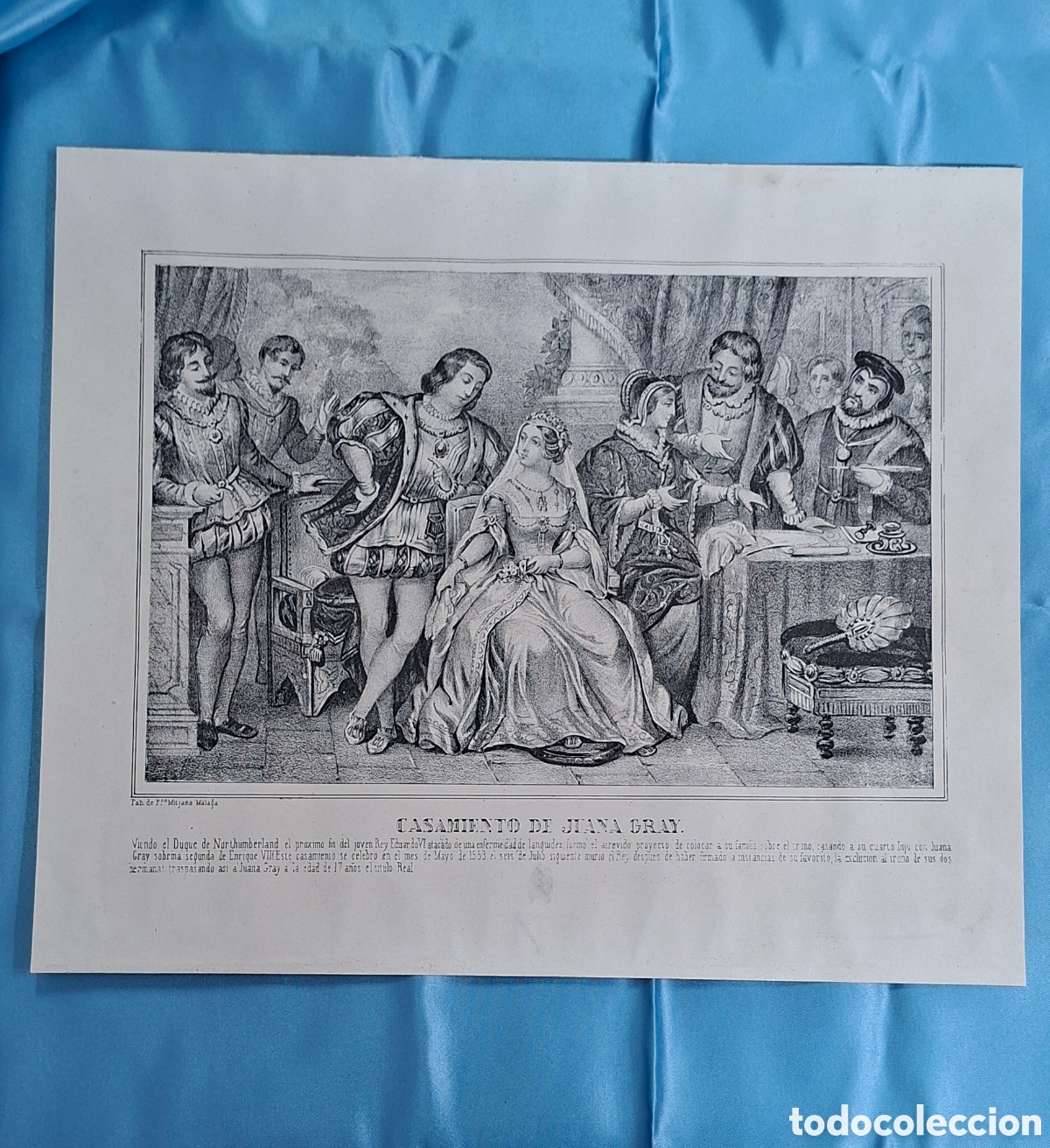 Arte: Litograf&iacute;a del Siglo XIX - Foto 4