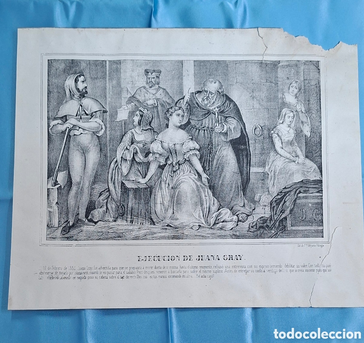 Arte: Litograf&iacute;a del Siglo XIX - Foto 2