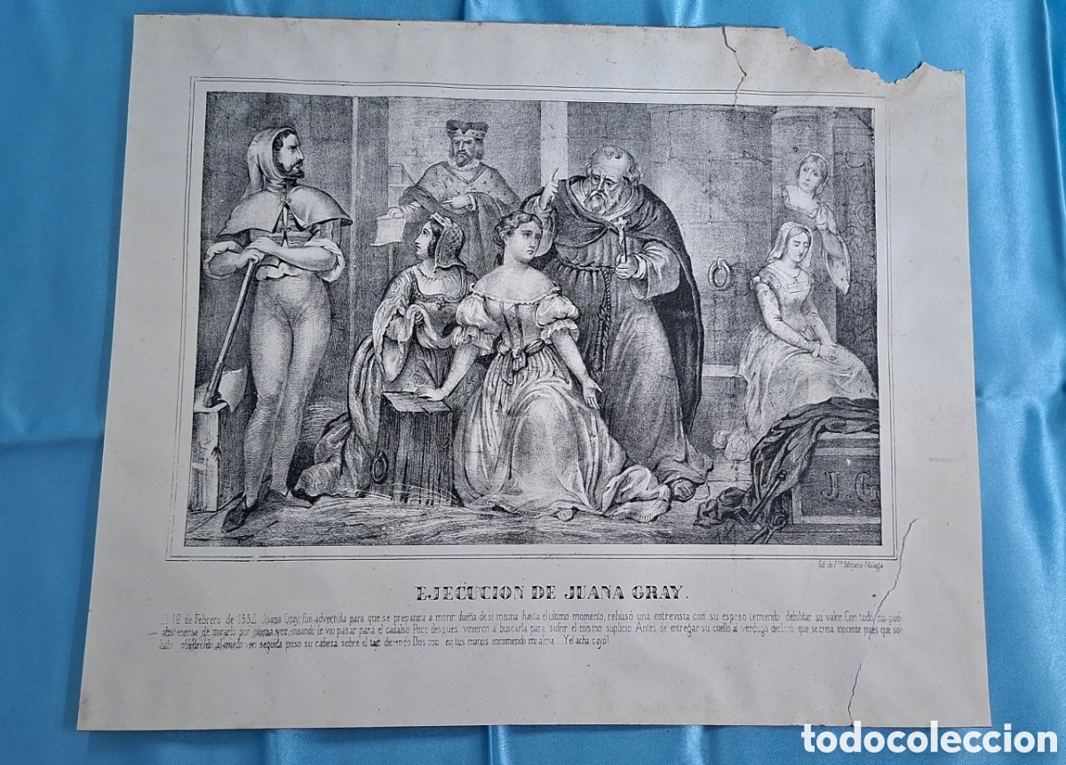 Arte: Litograf&iacute;a del Siglo XIX - Foto 1