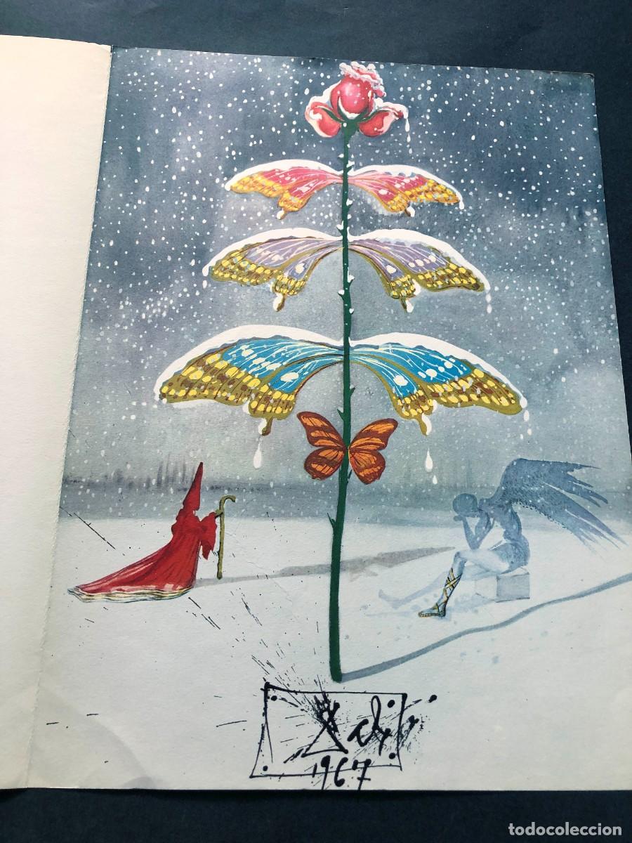 Arte: SALVADOR DALI / FELICITACION DE HOECHST IBERICA A&Ntilde;O 1967 / 29,7 x 21,7 / REPRODUCCI&Oacute;N DEL ORIGINAL