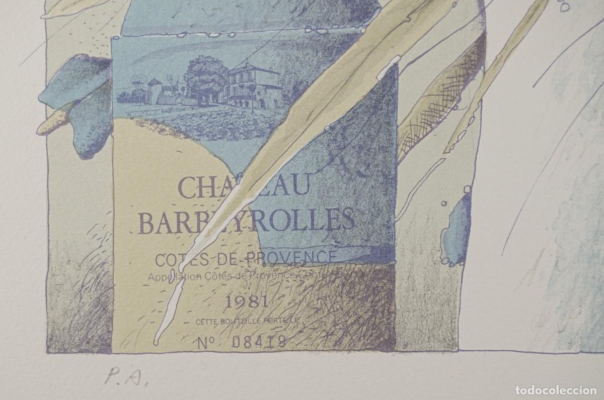 Arte: FRANCESC TOD&Oacute; / BODEG&Oacute;N CON BOTELLA Y JARR&Oacute;N / CONJUNTO DE PROCESO LITOGR&Aacute;FICO - Foto 2