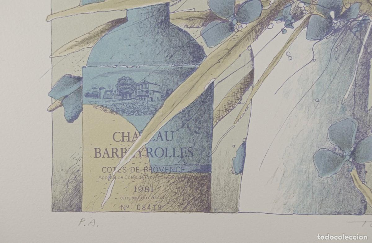 Arte: FRANCESC TOD&Oacute; / BODEG&Oacute;N CON BOTELLA Y JARR&Oacute;N / CONJUNTO DE PROCESO LITOGR&Aacute;FICO - Foto 4
