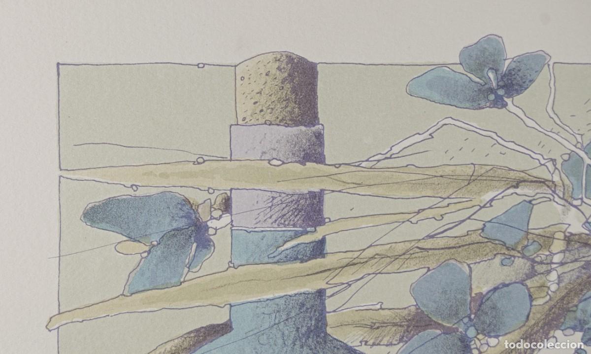 Arte: FRANCESC TOD&Oacute; / BODEG&Oacute;N CON BOTELLA Y JARR&Oacute;N / CONJUNTO DE PROCESO LITOGR&Aacute;FICO - Foto 5