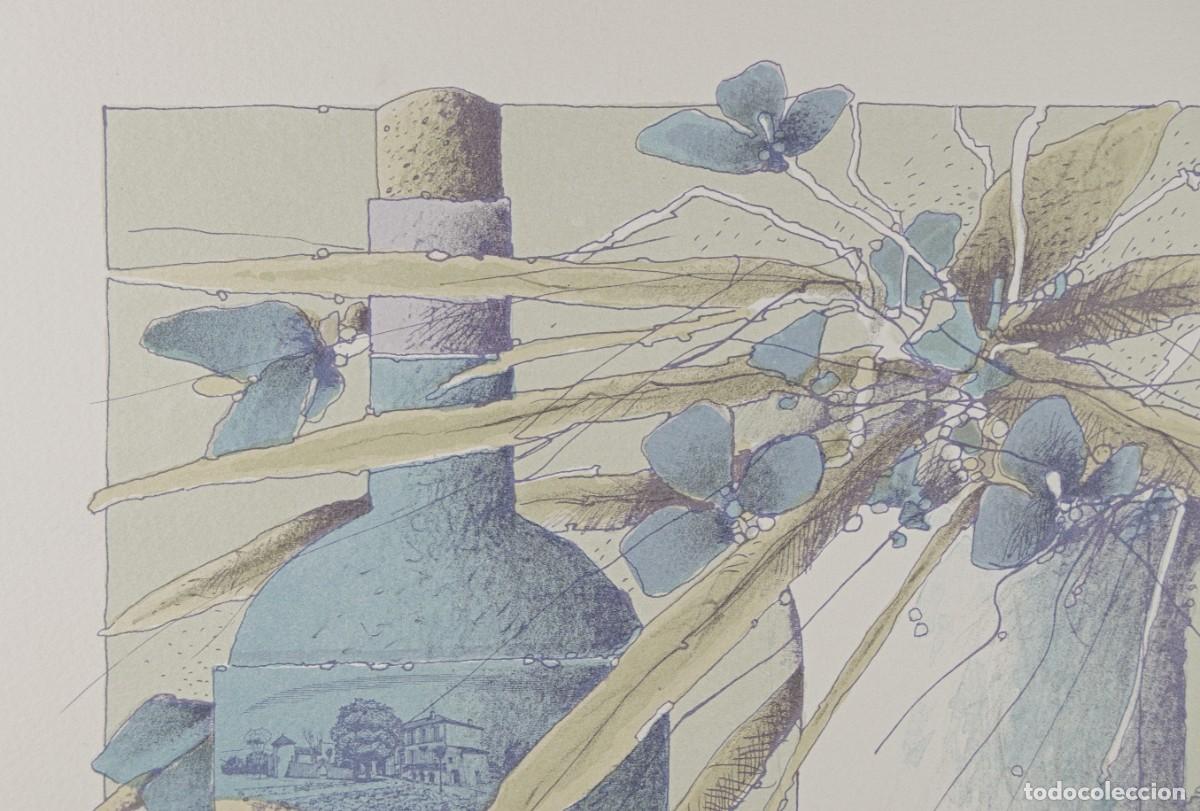 Arte: FRANCESC TOD&Oacute; / BODEG&Oacute;N CON BOTELLA Y JARR&Oacute;N / CONJUNTO DE PROCESO LITOGR&Aacute;FICO - Foto 6