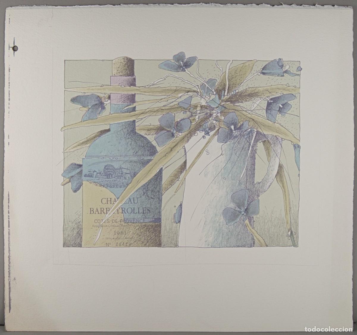 Arte: FRANCESC TOD&Oacute; / BODEG&Oacute;N CON BOTELLA Y JARR&Oacute;N / CONJUNTO DE PROCESO LITOGR&Aacute;FICO - Foto 11
