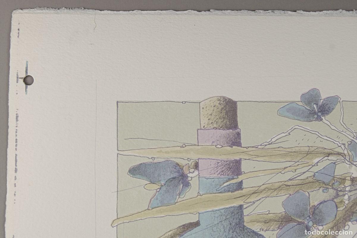 Arte: FRANCESC TOD&Oacute; / BODEG&Oacute;N CON BOTELLA Y JARR&Oacute;N / CONJUNTO DE PROCESO LITOGR&Aacute;FICO - Foto 12