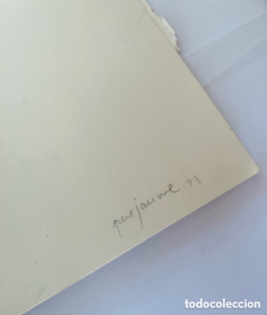 Arte: Perejaume. Copa 1983 .Litograf&iacute;a - Foto 2