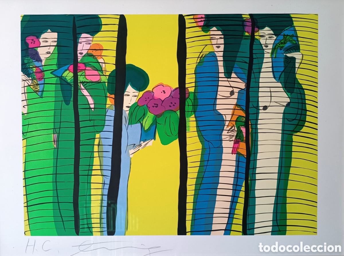 Arte: Litograf&iacute;a. Walasse Ting - Foto 1
