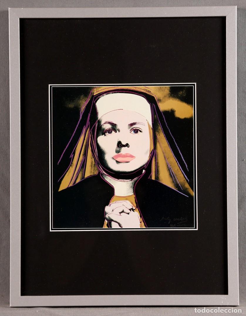 Art: Andy Warhol (1928-1987). &ldquo;Portrait of Ingrid Bergman&rdquo;. Litograf&iacute;a color. Firmada