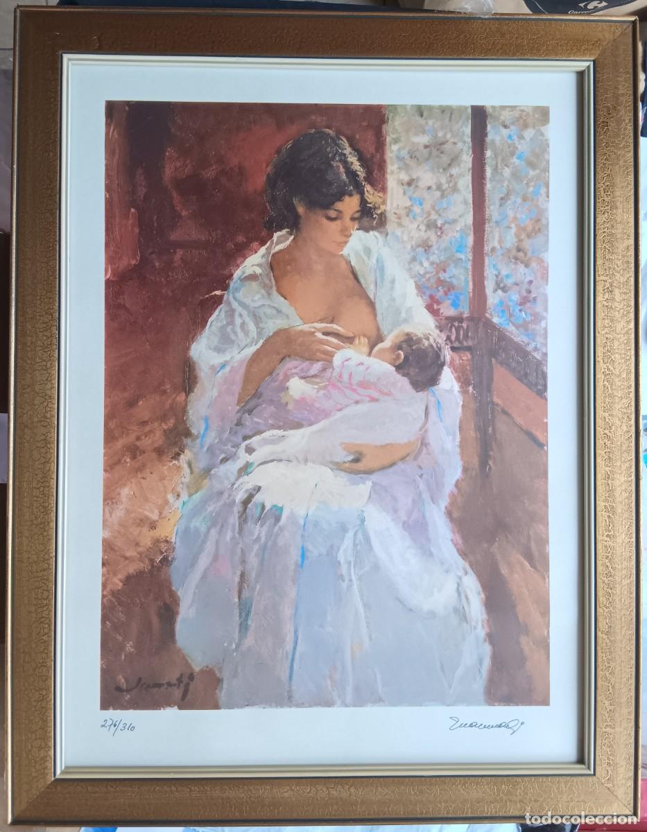 Arte: JOAN MART&Iacute; ARAGON&Eacute;S. LITOGRAF&Iacute;A 276 DE 310 NUMERADA Y FIRMADA A ROTULADOR. 66 X 51.