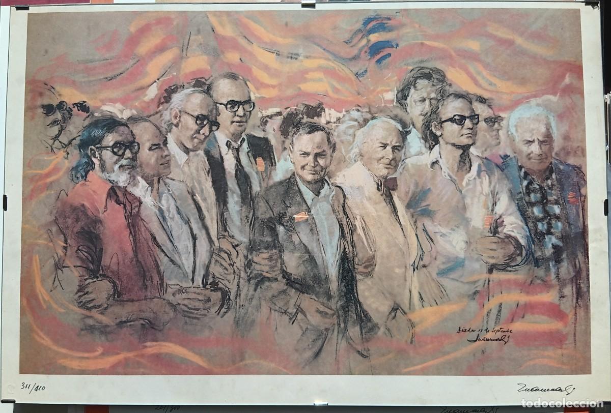 Arte: JOAN MART&Iacute; ARAGON&Eacute;S. LITOGRAF&Iacute;A 311 DE 410 NUMERADA Y FIRMADA A ROTULADOR. 60 X 40. SELLO.